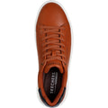 Skechers Mens Court Break Suit Sneaker 183175-COG Cognac Lace Up Shoe