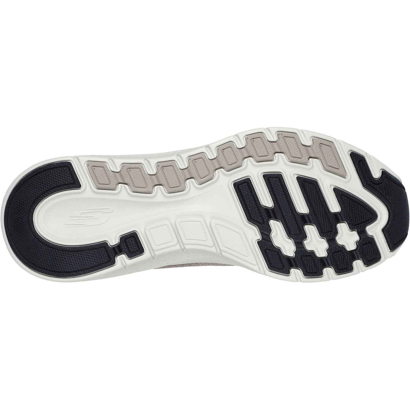 Skechers Mens Arch Fit 2.0 Road Wave 232701WW-TPOR Taupe/Orange Slip On Shoe