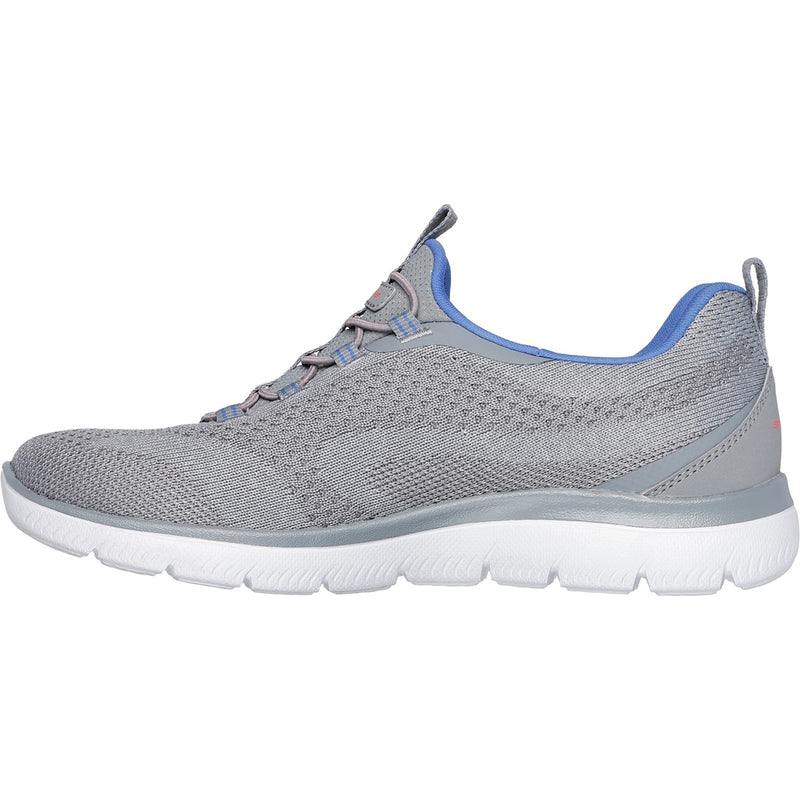 Skechers Womens Summits New Nature 150120-GYMT Grey/Multi Slip On Shoe