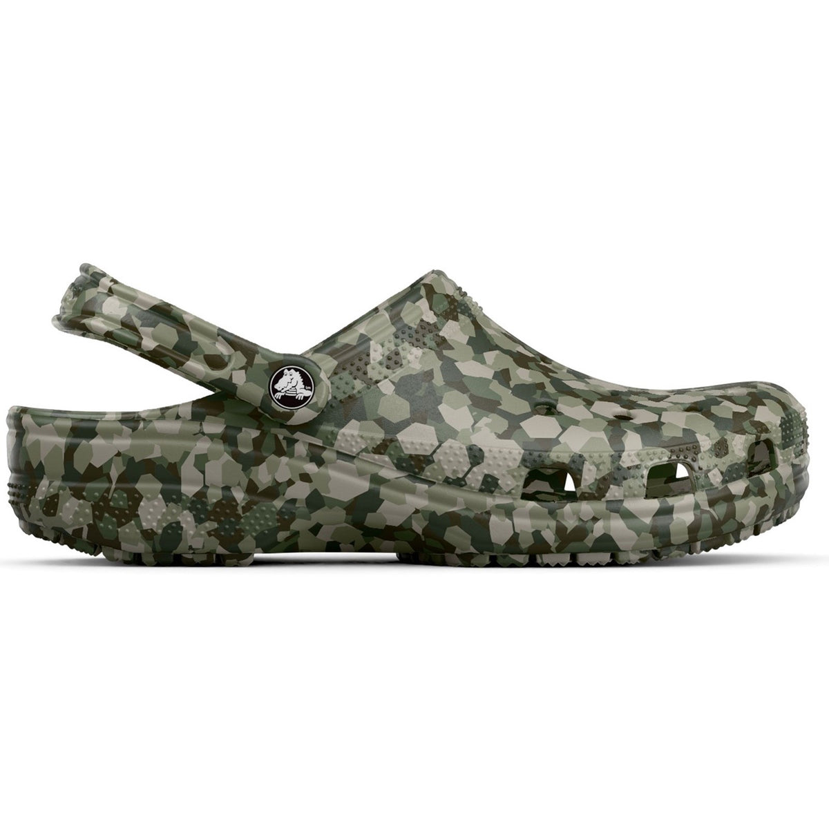 Crocs Classic Confetti EVA Men's Army Green Clogs