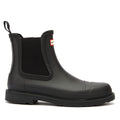 Hunter Commado Chelsea Womens Black Boots