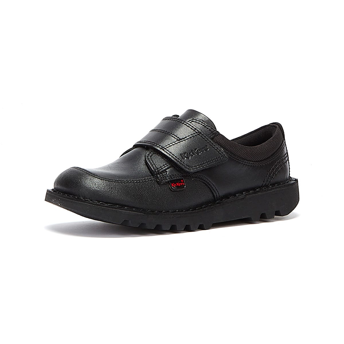 Kickers Kick Lo Scuff Junior Black Trainers