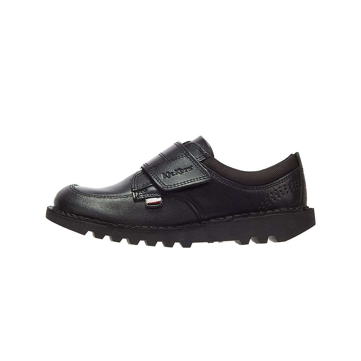 Kickers Kick Lo Scuff Junior Black Trainers
