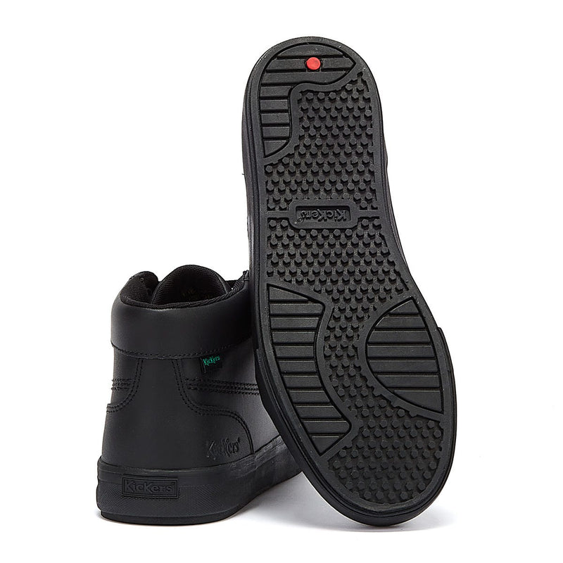 Kickers Tovni Hi Leather Mens Black Shoes