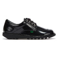 Kickers Kick Lo Black Patent Shoes