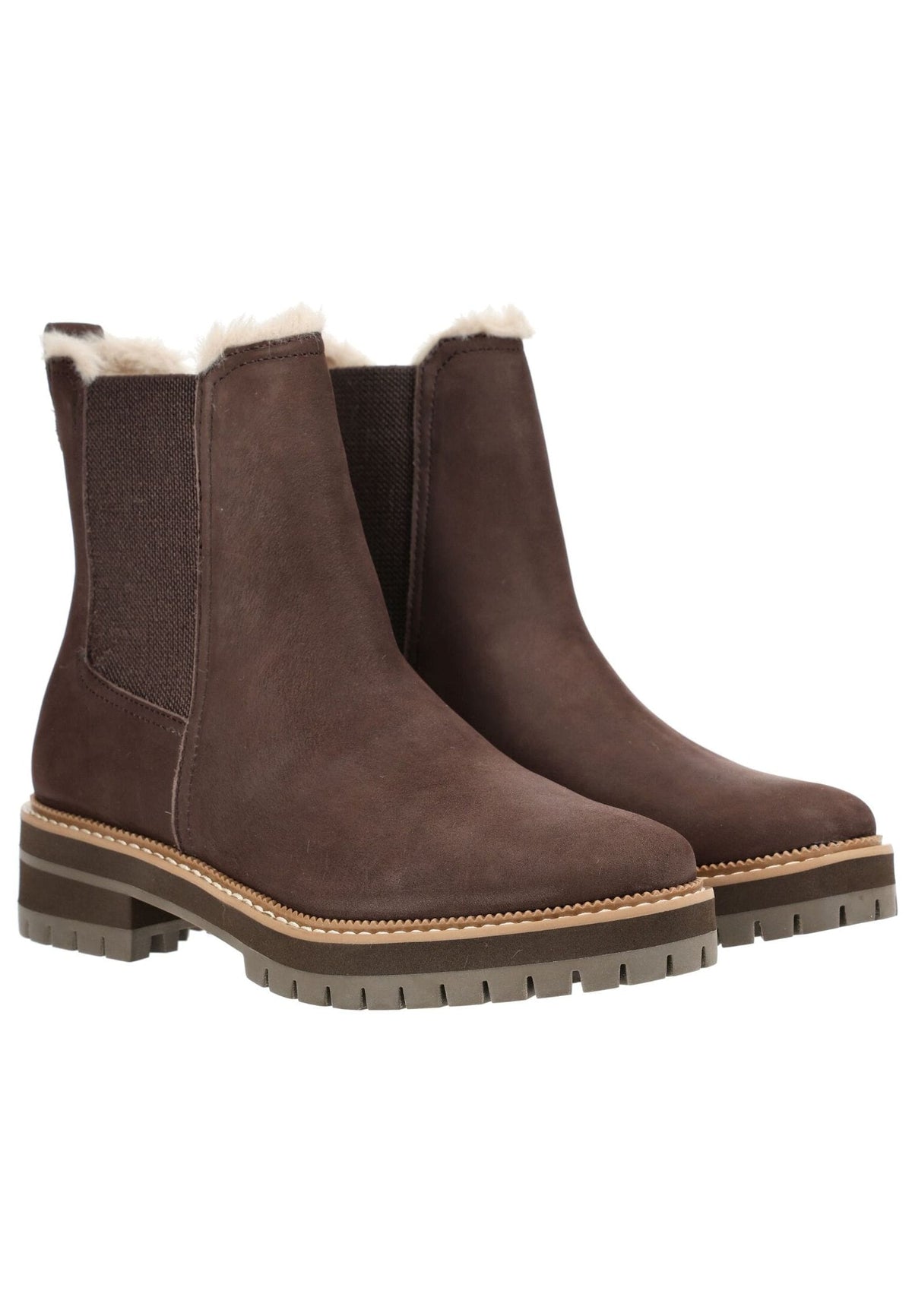 TOMS Bennet Nubuck Women's Chocolate Brown Boots