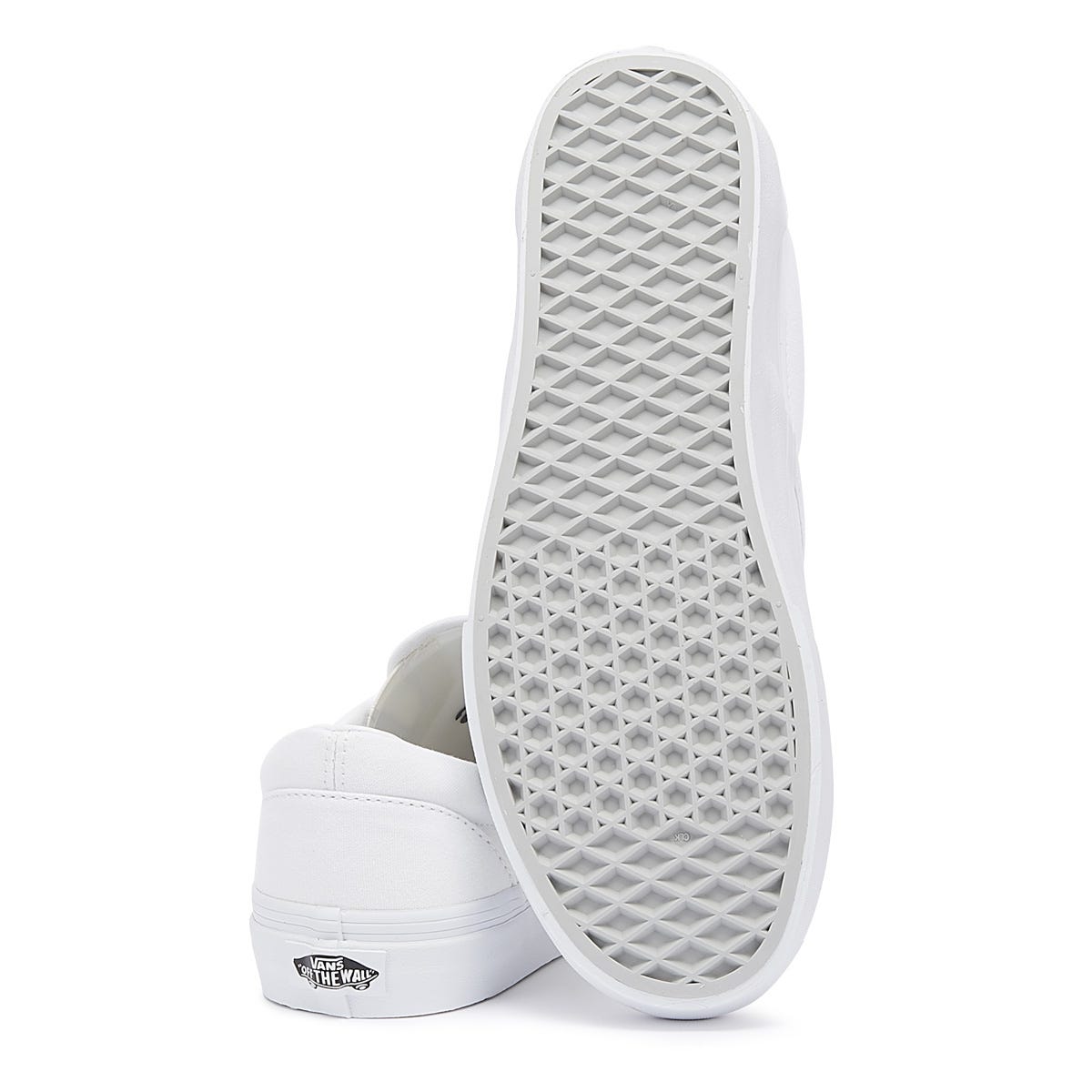 Vans Classic Slip on True White Canvas Trainers