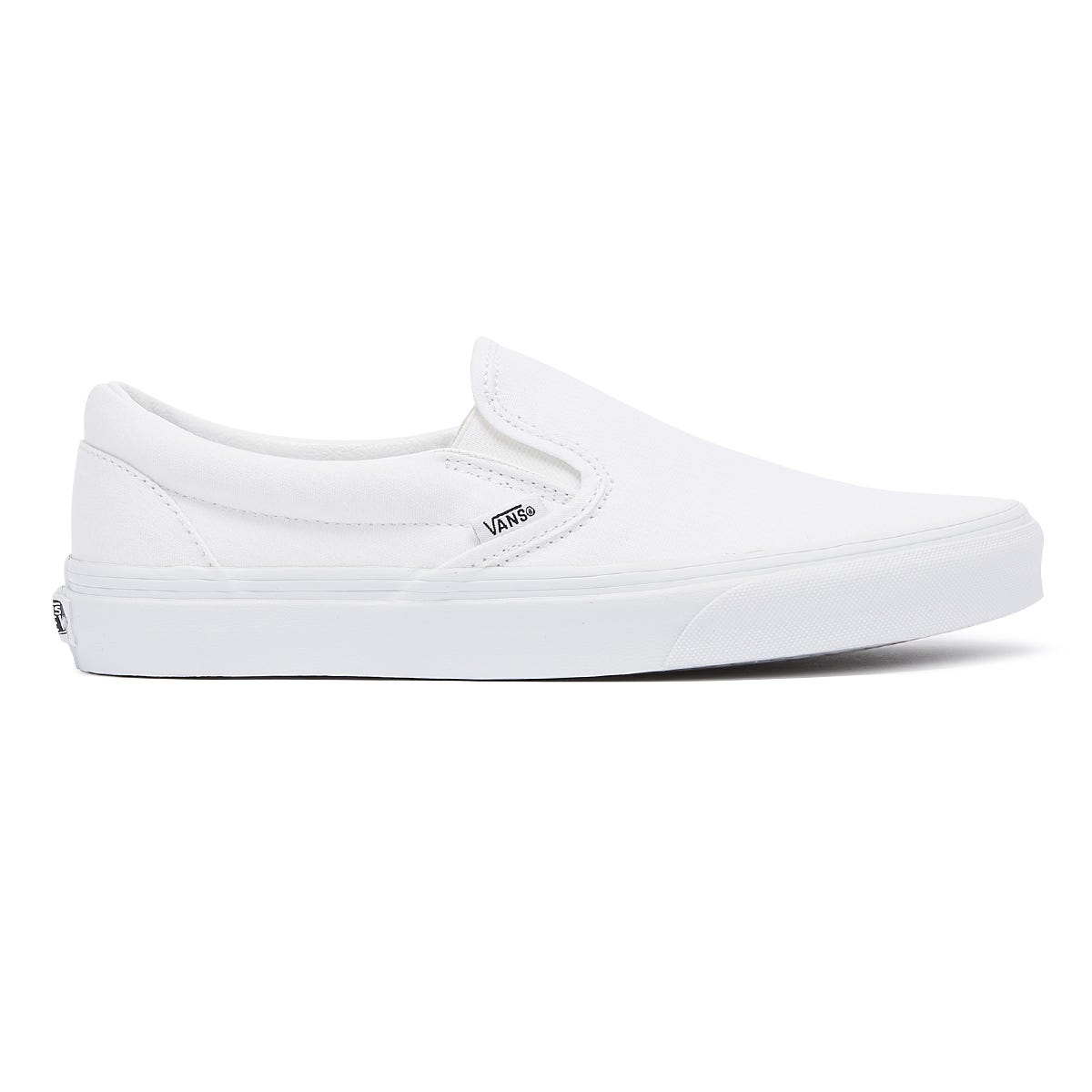 Vans Classic Slip on True White Canvas Trainers