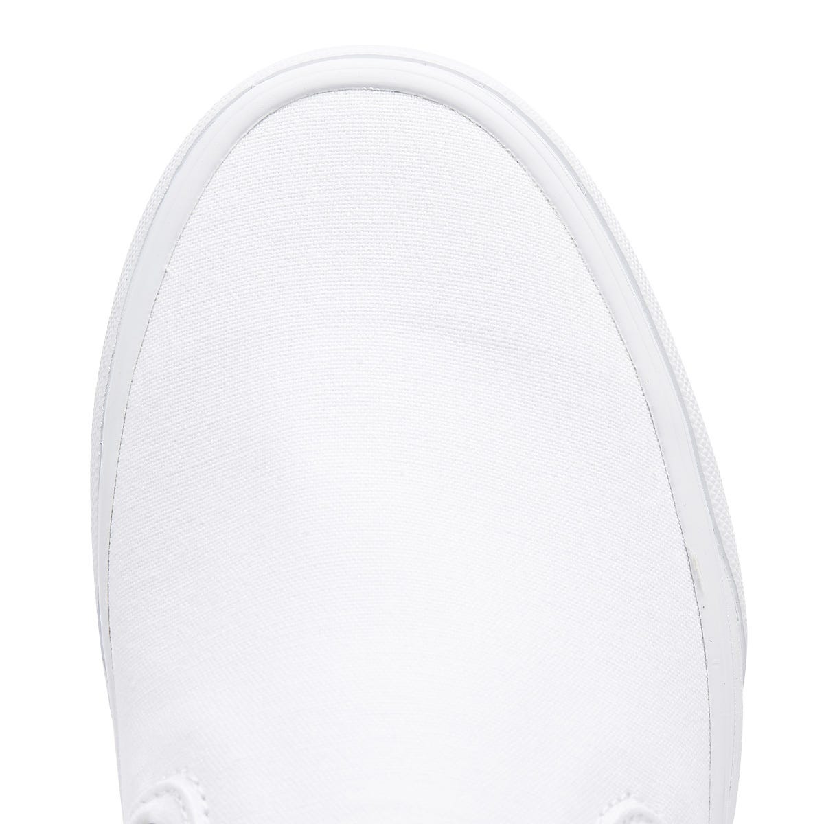 Vans Classic Slip on True White Canvas Trainers