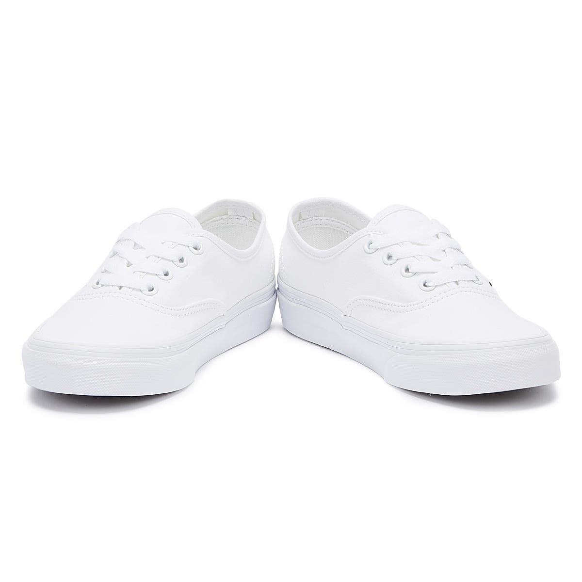 Vans Authentic Mens White Canvas Trainers