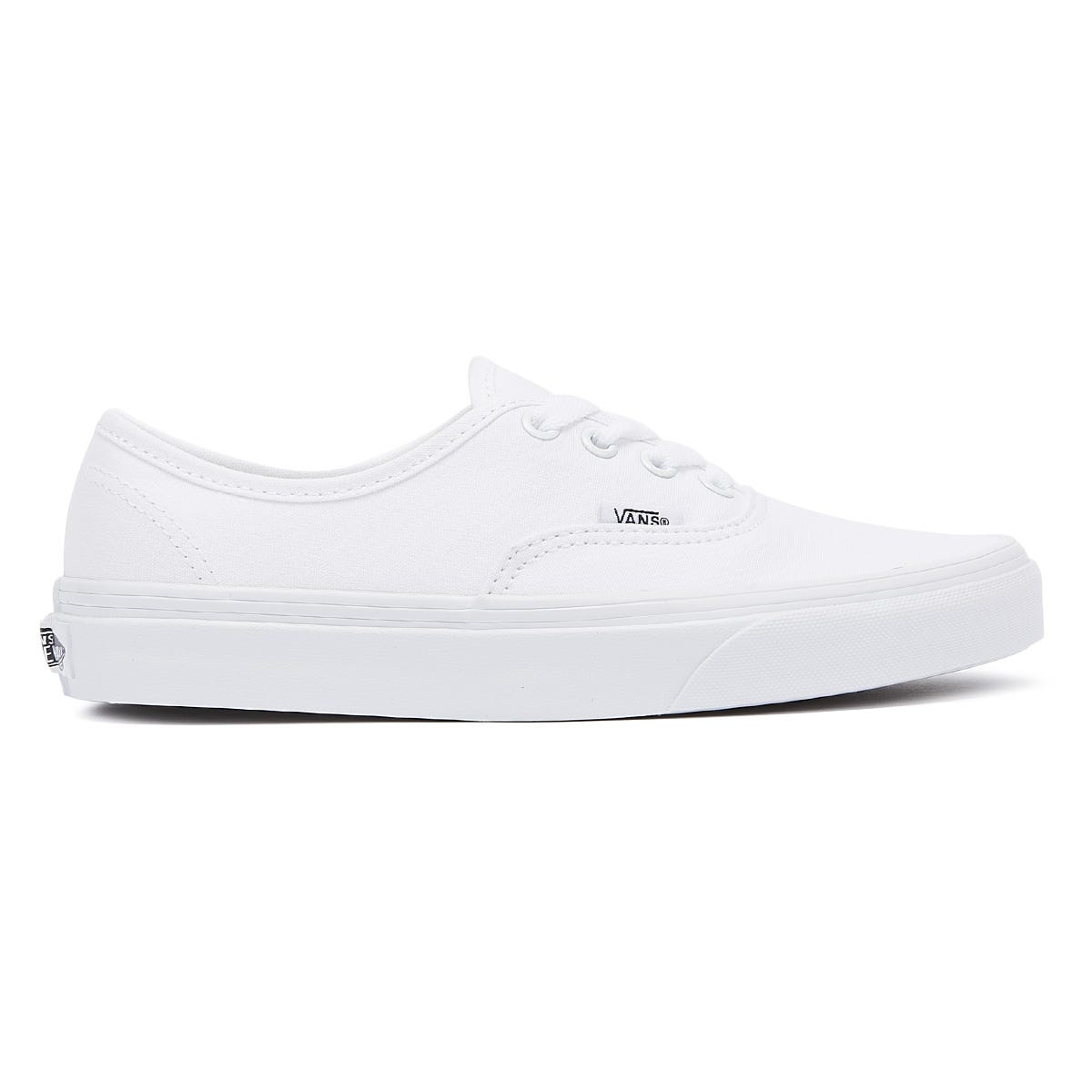 Vans Authentic Mens White Canvas Trainers