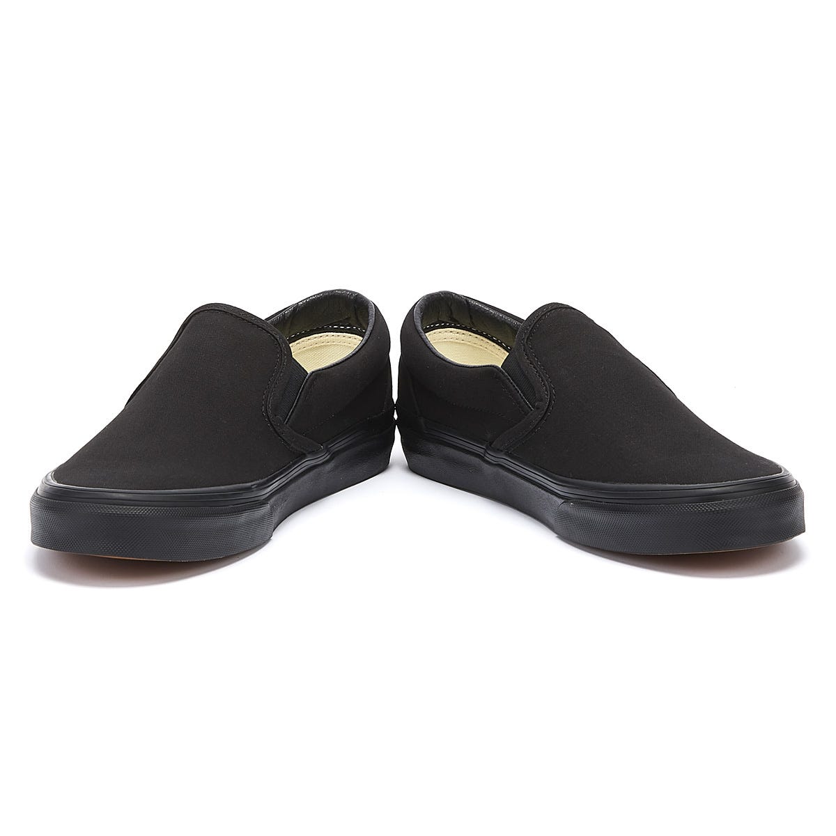 Vans Classic Slip on Mens Black Canvas Trainers