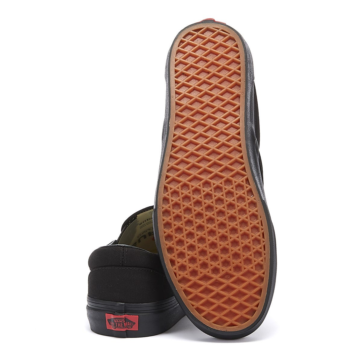 Vans Classic Slip on Mens Black Canvas Trainers