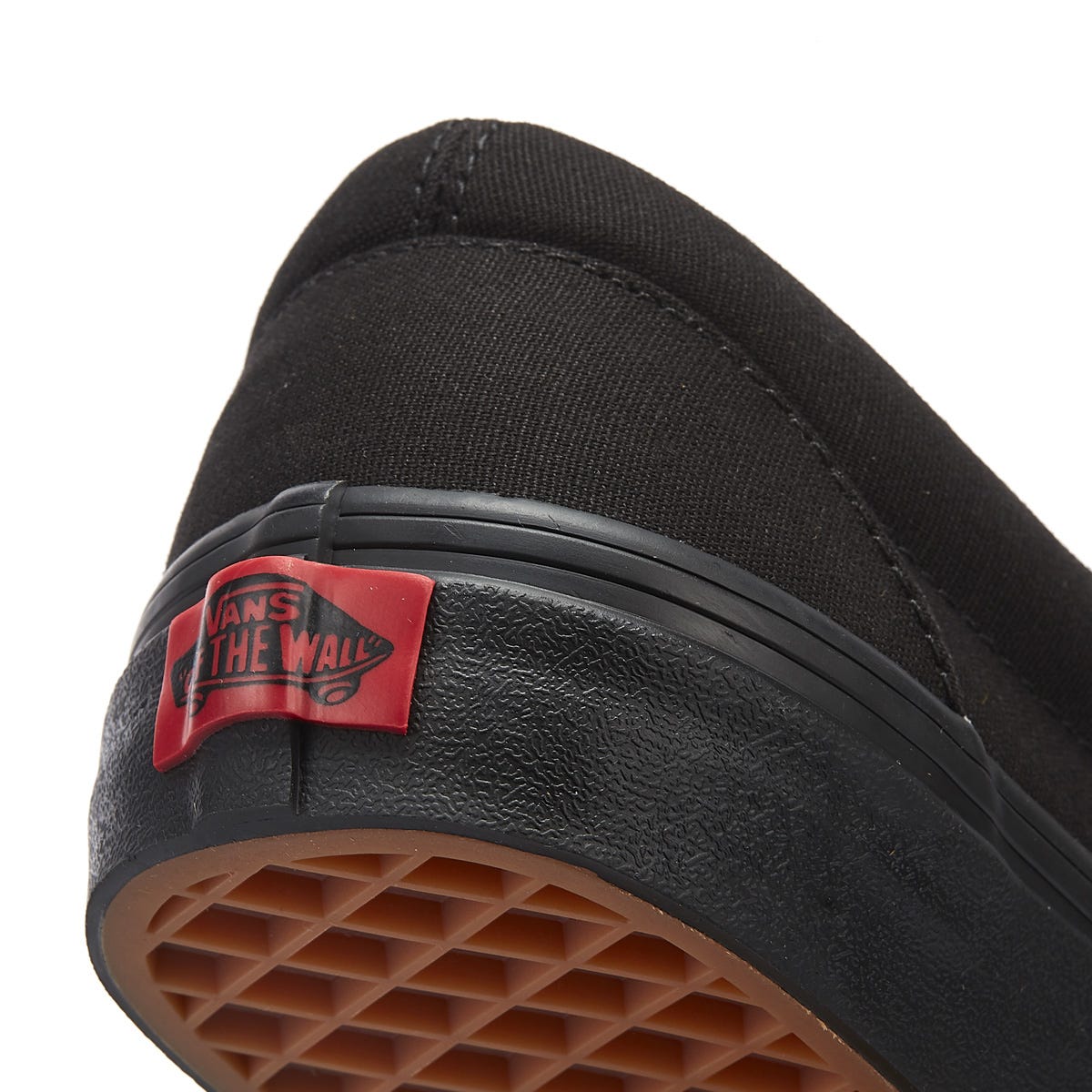 Vans Classic Slip on Mens Black Canvas Trainers