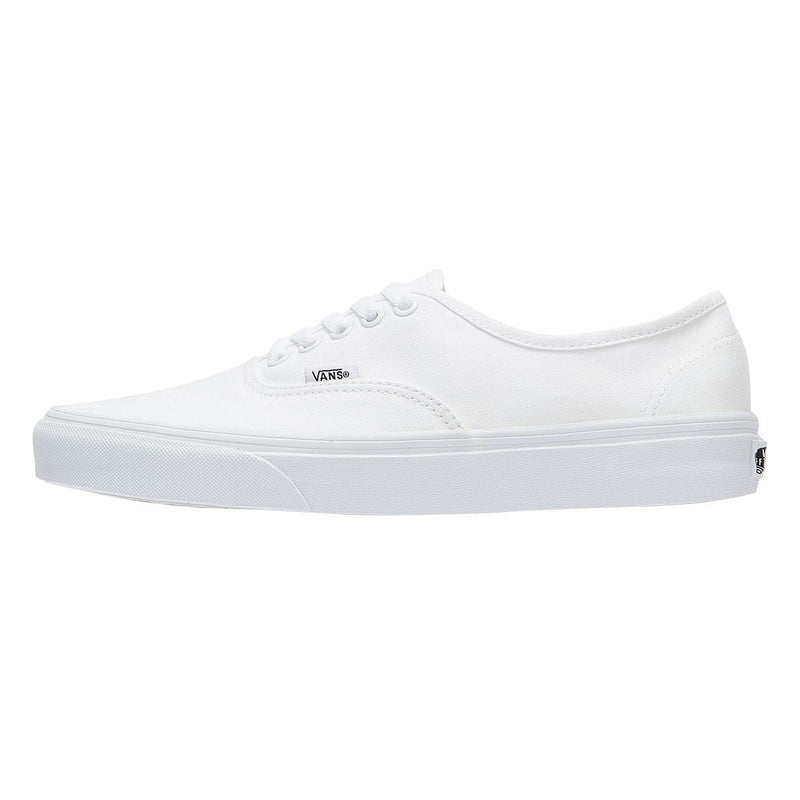 Vans Authentic Mens White Canvas Trainers