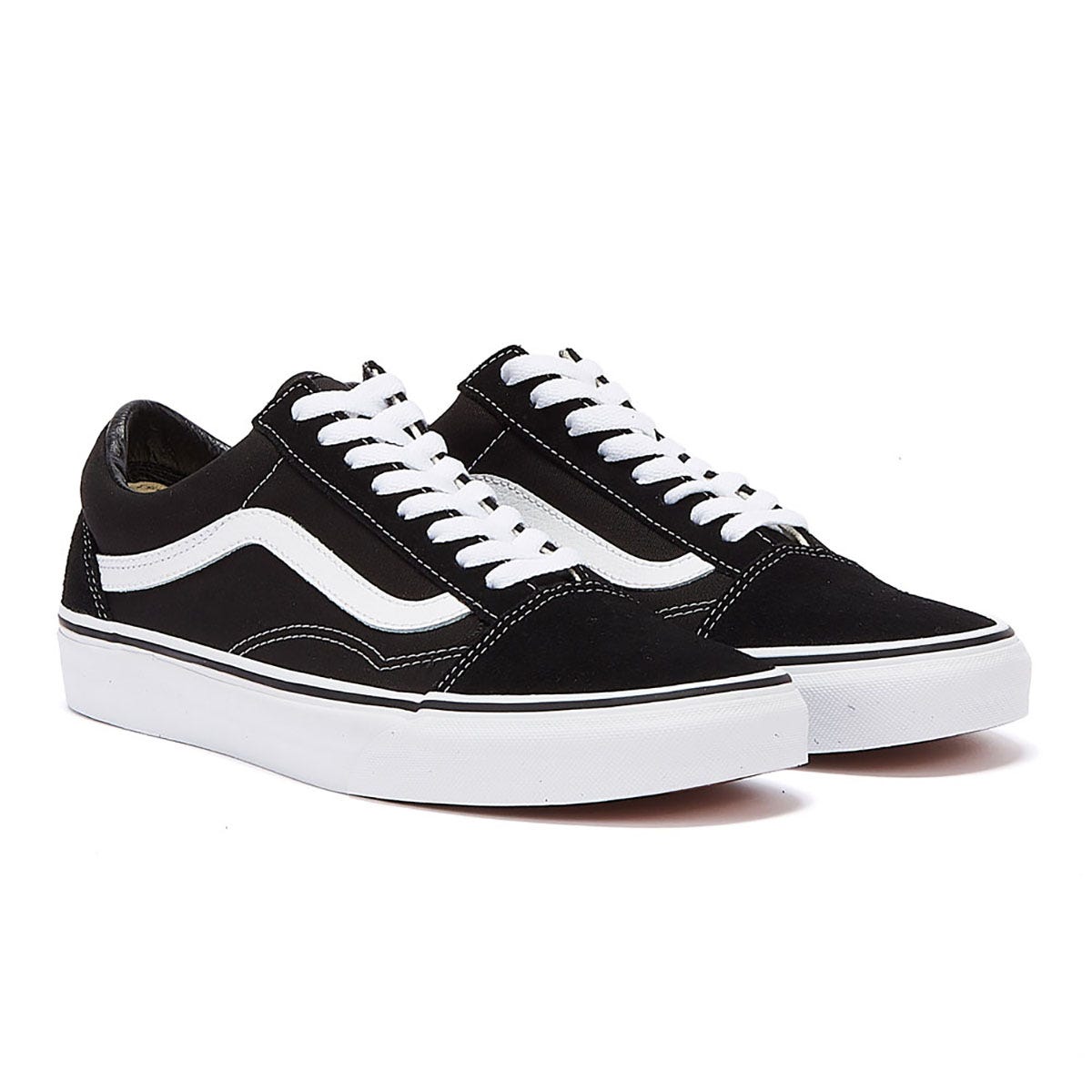 Vans Old Skool Mens Black / White Canvas Trainers
