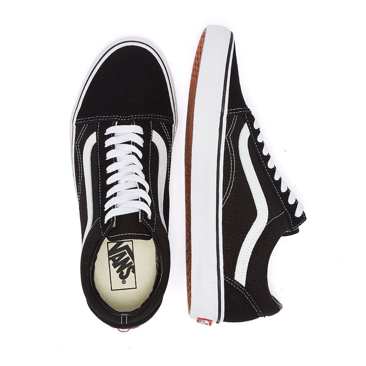 Vans Old Skool Mens Black / White Canvas Trainers