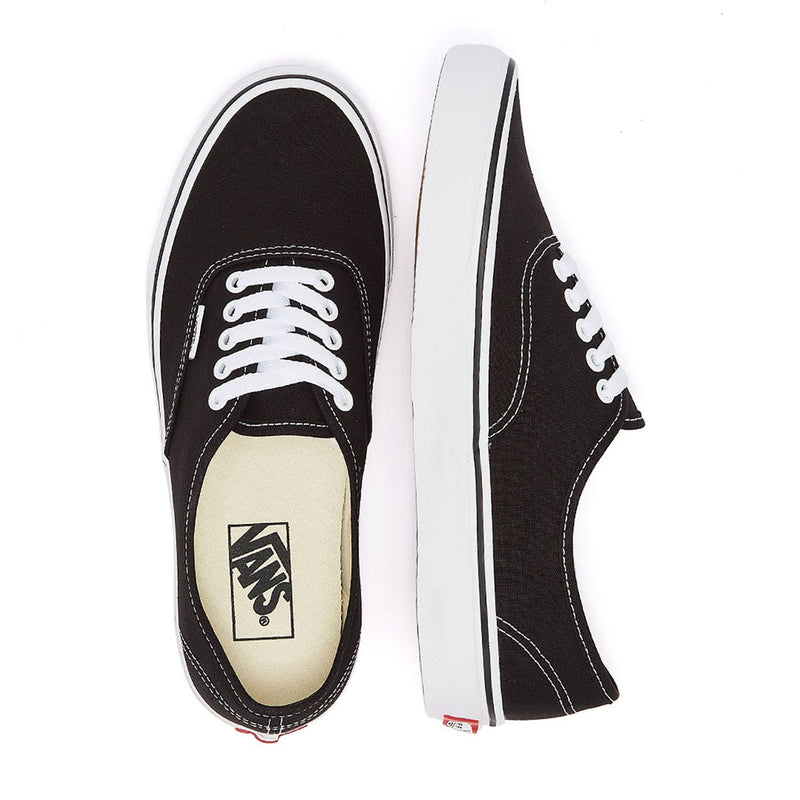 Vans Authentic Black / White Canvas Trainers