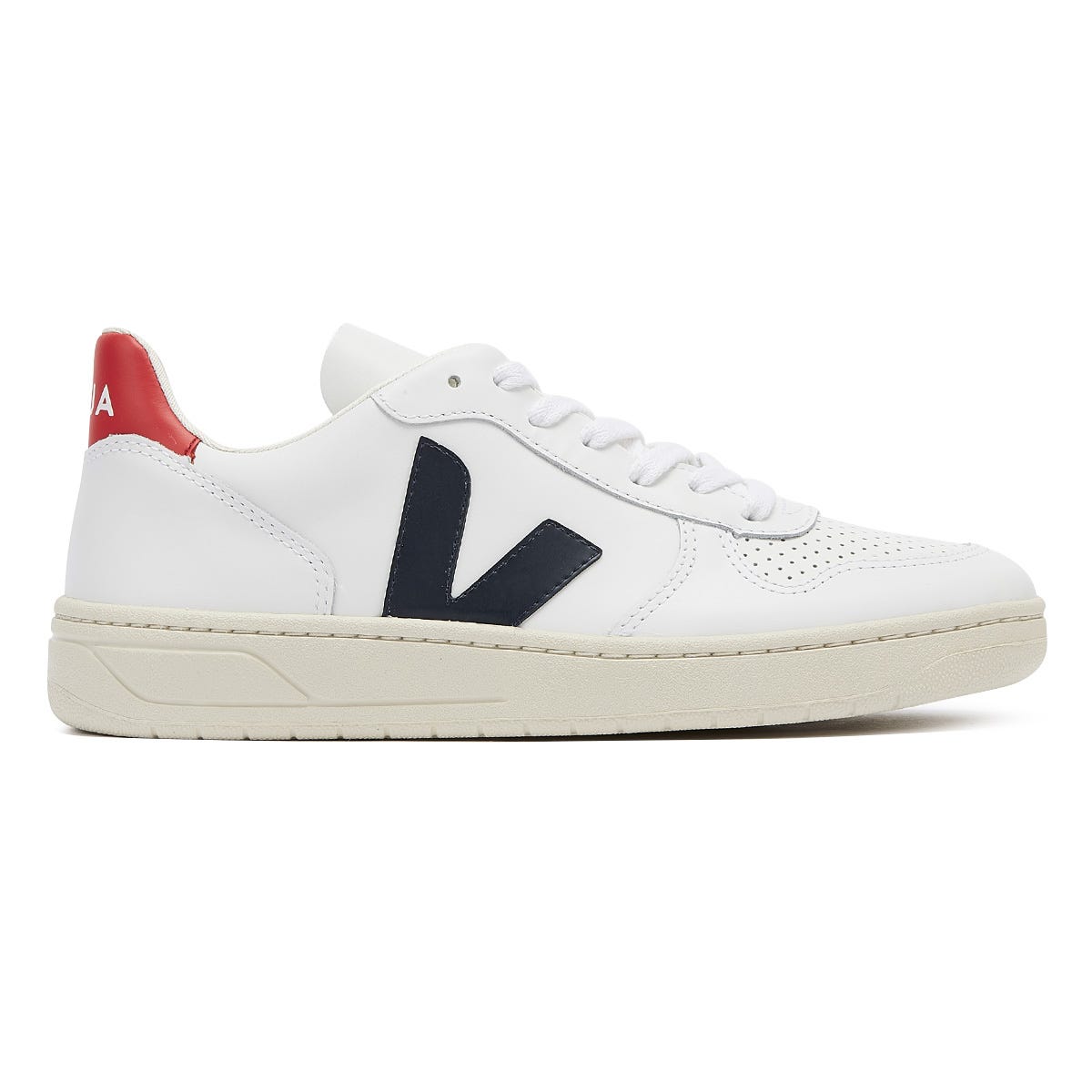 Veja V-10 Womens Extra White / Nautico Pekin Trainers
