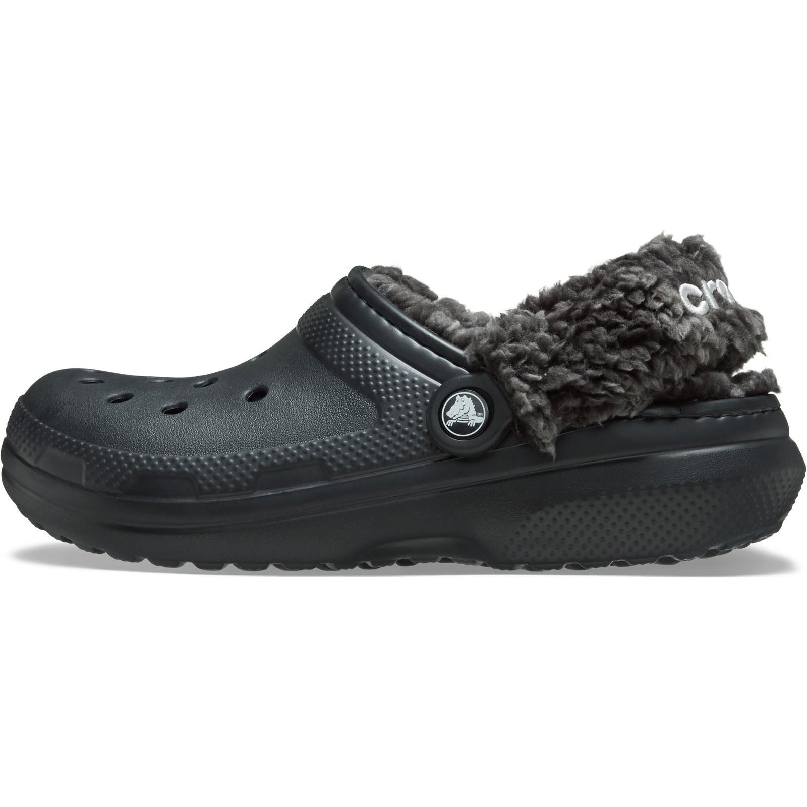 Crocs Classic Fleece Lined Thermoplastic Men's Black Clogs