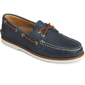 Sperry Authentic Gold Cup Leather Men's Navy Boat Shoes