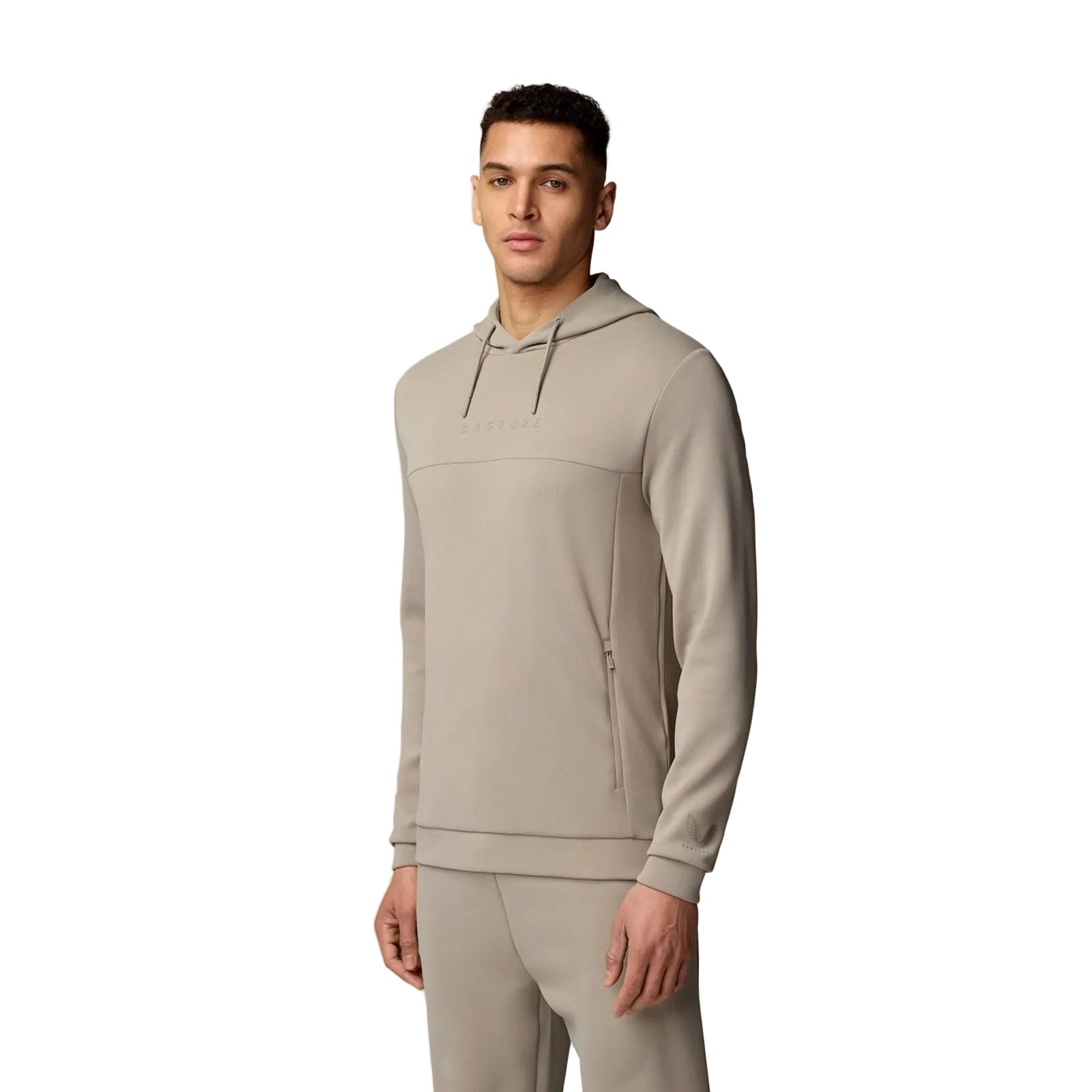 Castore Scuba Hoody Polyester Men's Brown Hooded Sweatshirt