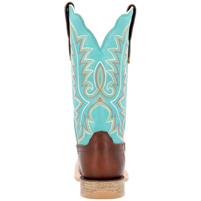 Durango Lady Rebel Pro Leather Women's Bay Brown/Arctic Blue Boots