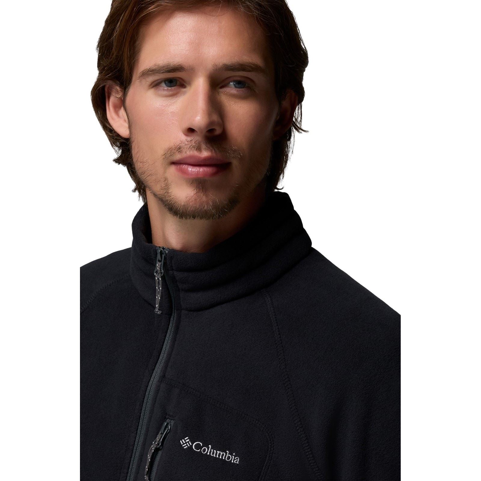 Columbia Fast Trek II Full Zip Men's Black Fleece Jacket