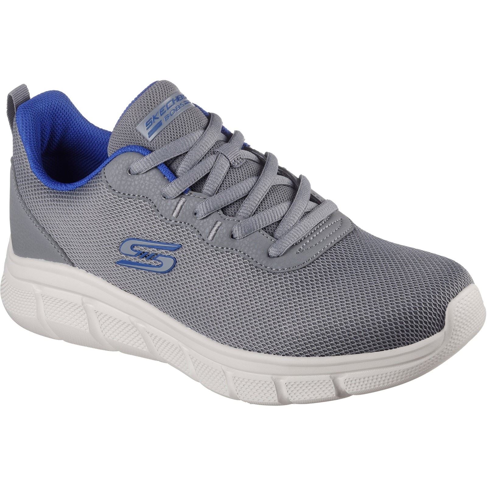 Skechers BOBS B Flex Icy Edge Textile Men's Dark Grey Trainers