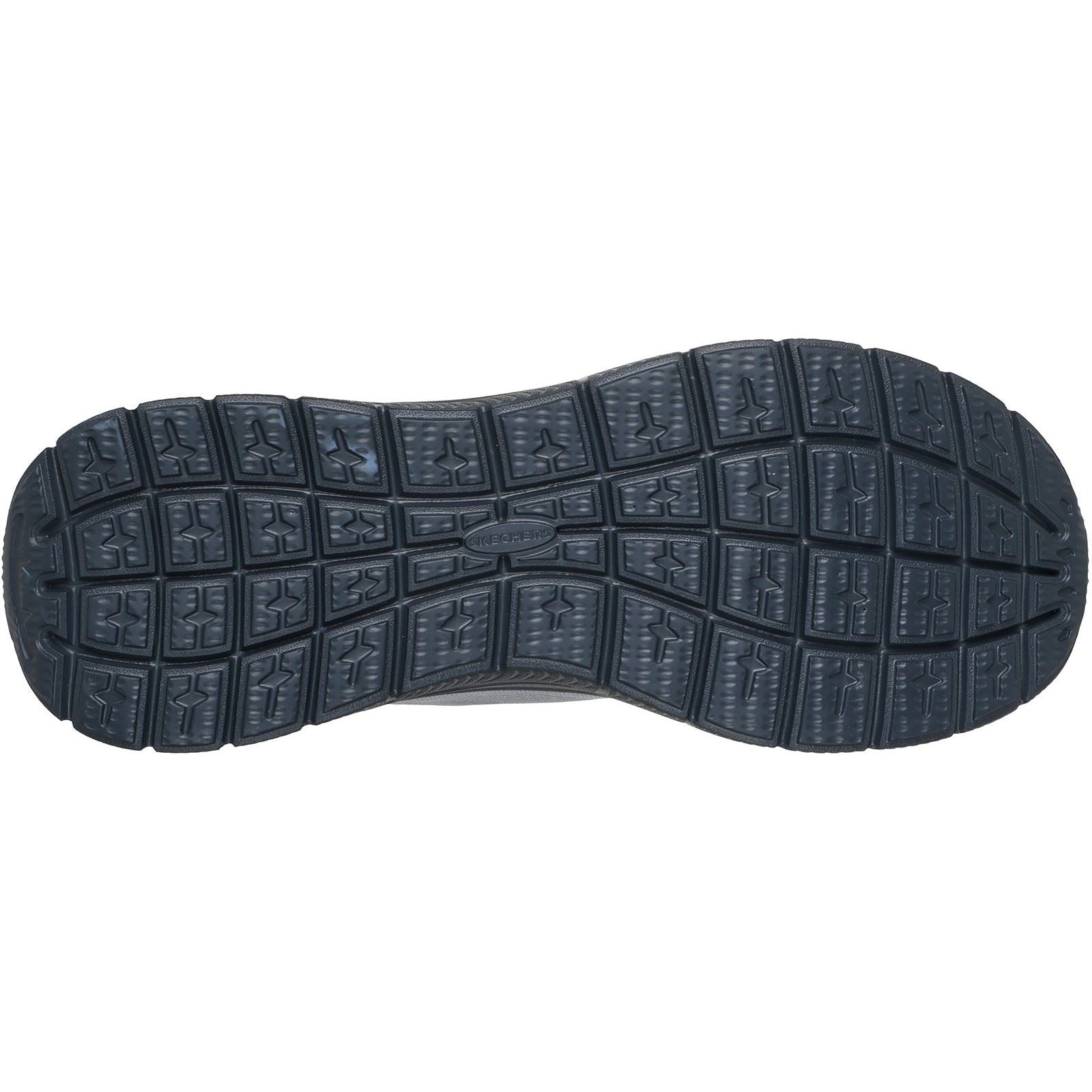 Skechers Skech-Air Summits Textile Men's Charcoal/Lime Trainers