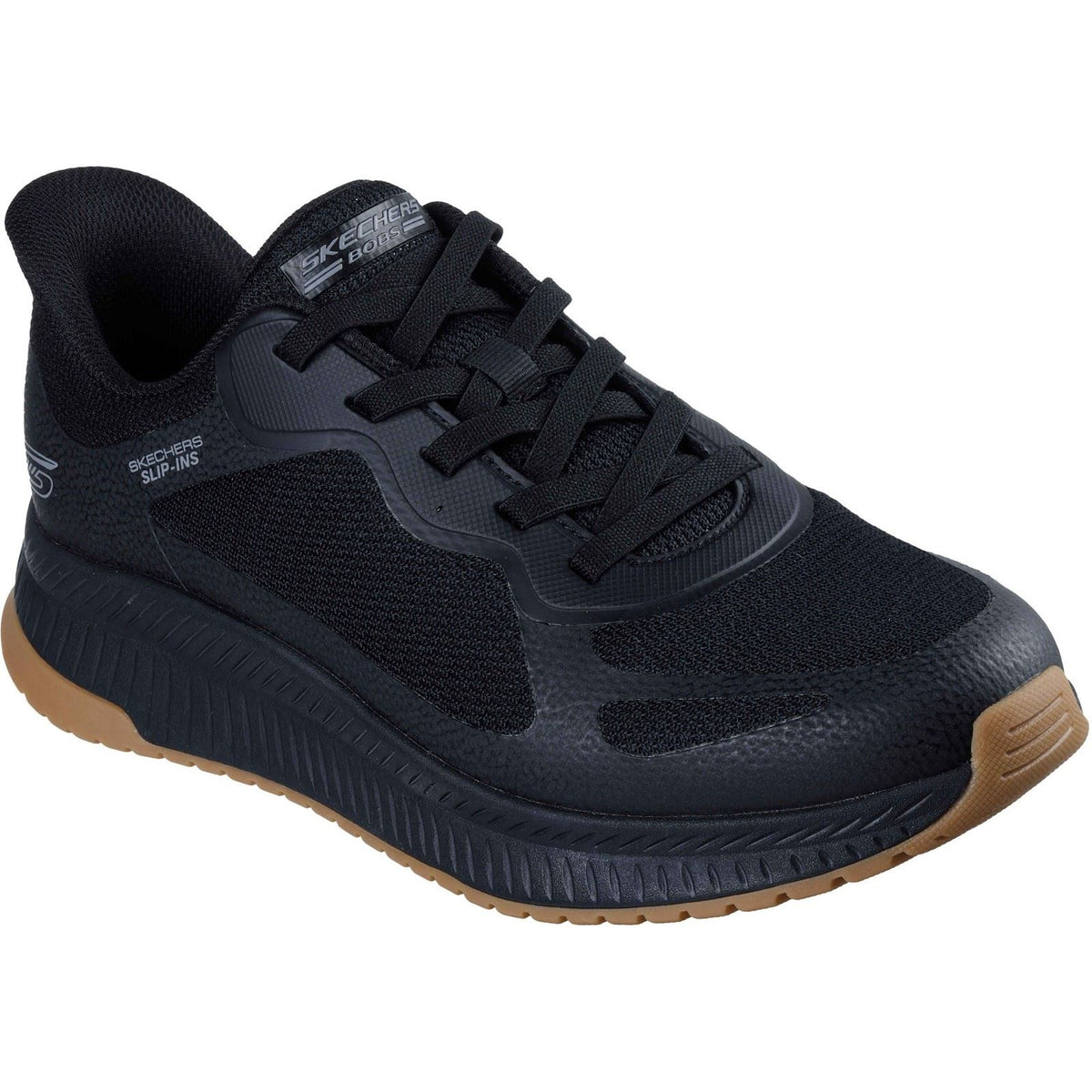 Skechers BOBS Sport Squad Chaos 4 Men's Black Trainers