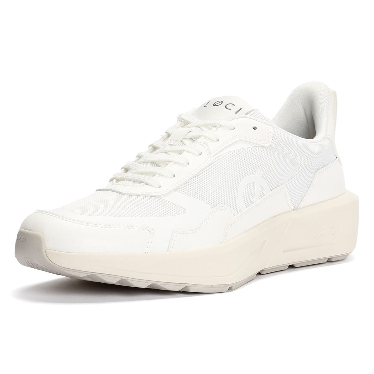 LØCI FLØ White/White Trainers