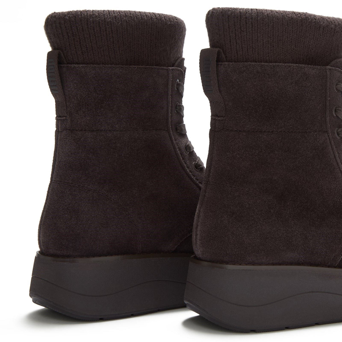 Fitflop Gen-FF Roam Knit Suede Women's Chocolate Brown Boots