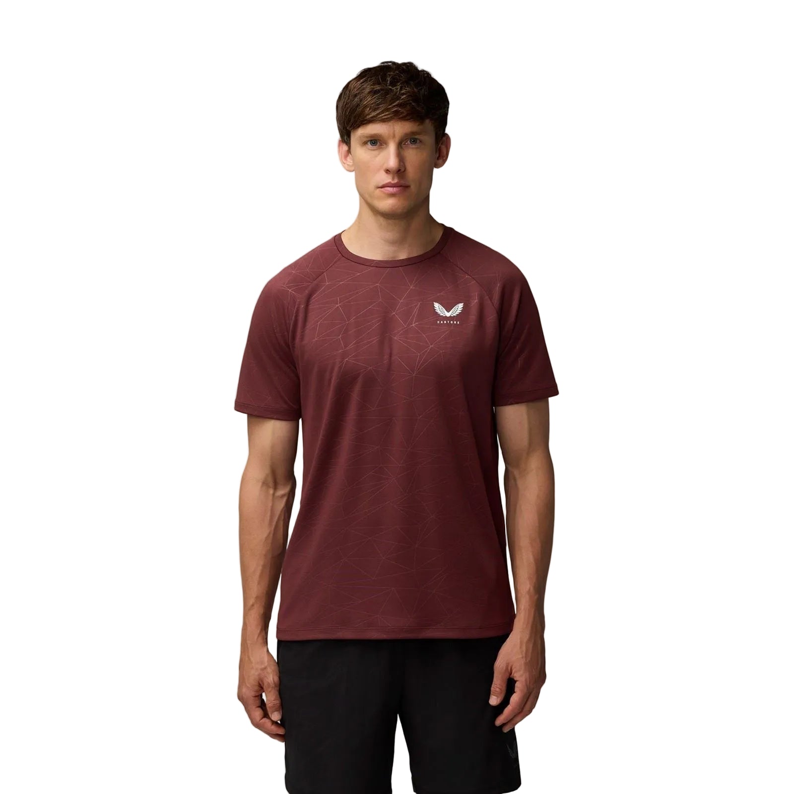 Castore Adapt Training T-Shirt Polyester Men's Purple Activewear T-Shirts