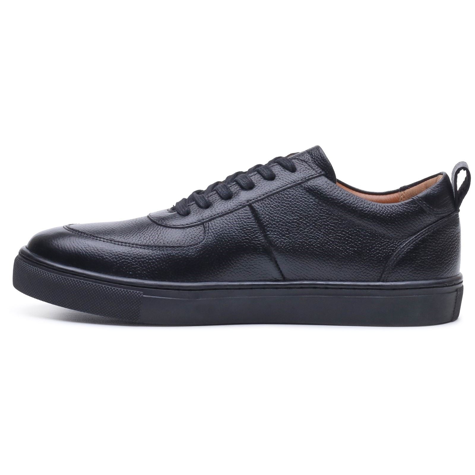 Hush Puppies Ciro Leather Men's BLACK Trainers