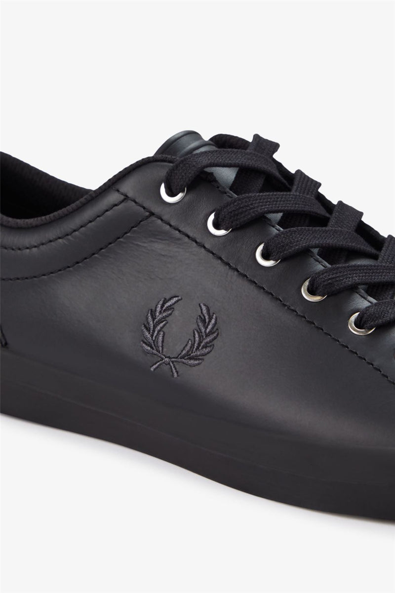 Fred Perry Baseline Leather Men's Black Trainers