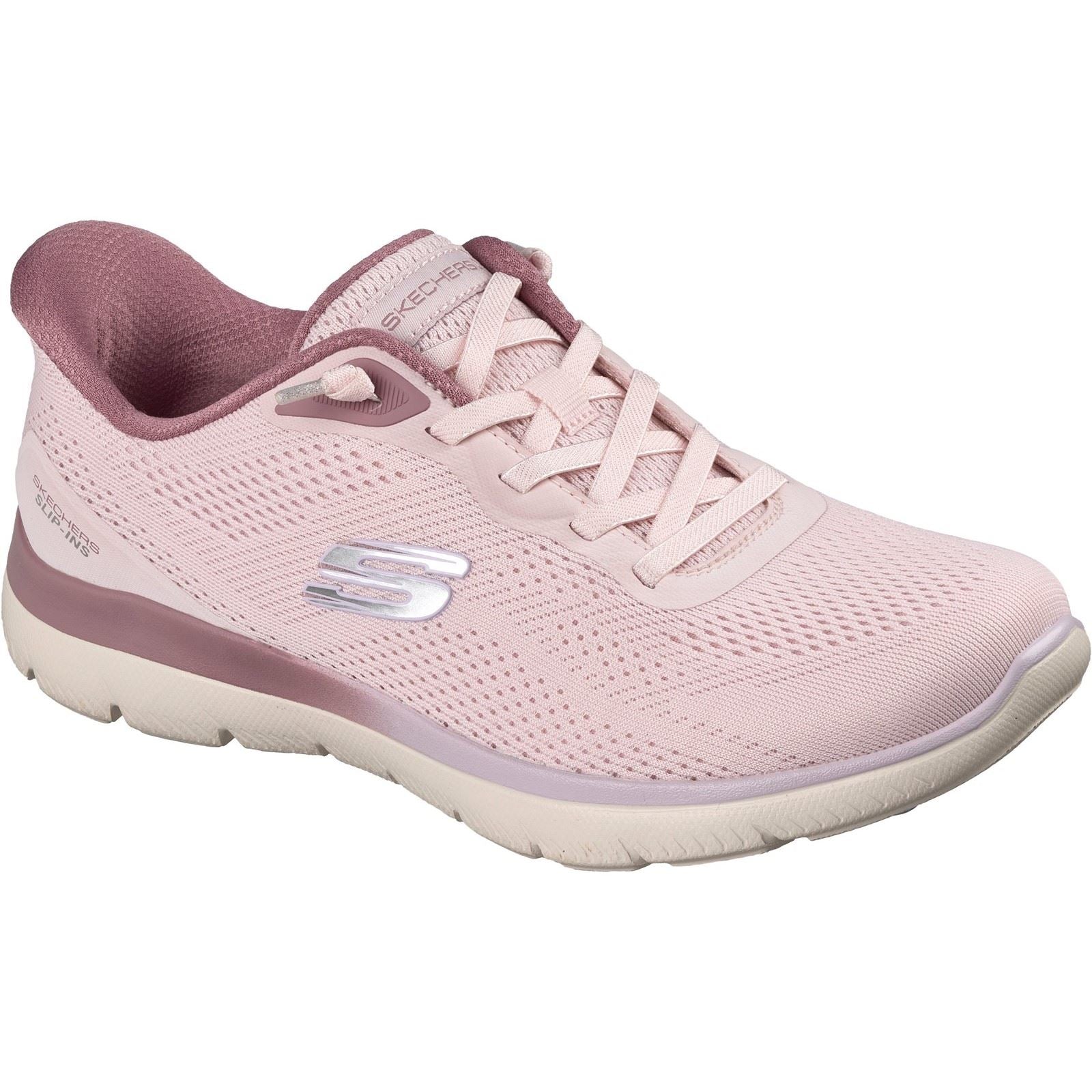 Skechers Summits Sweet Skies Women's Mauve Mesh/Pink Trim Trainers
