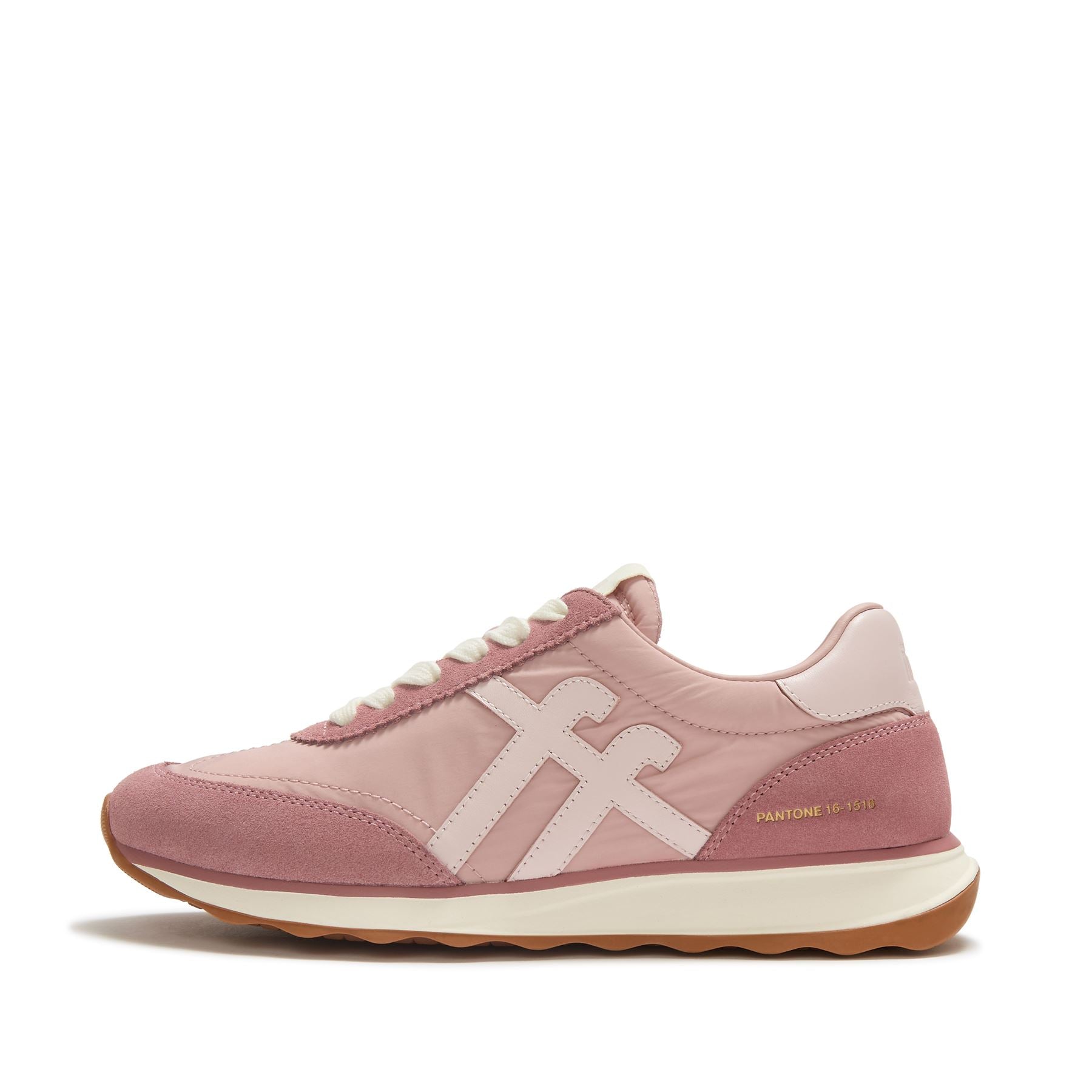 FitFlop X Pantone Retro-Q Suede Women's Rose Trainers