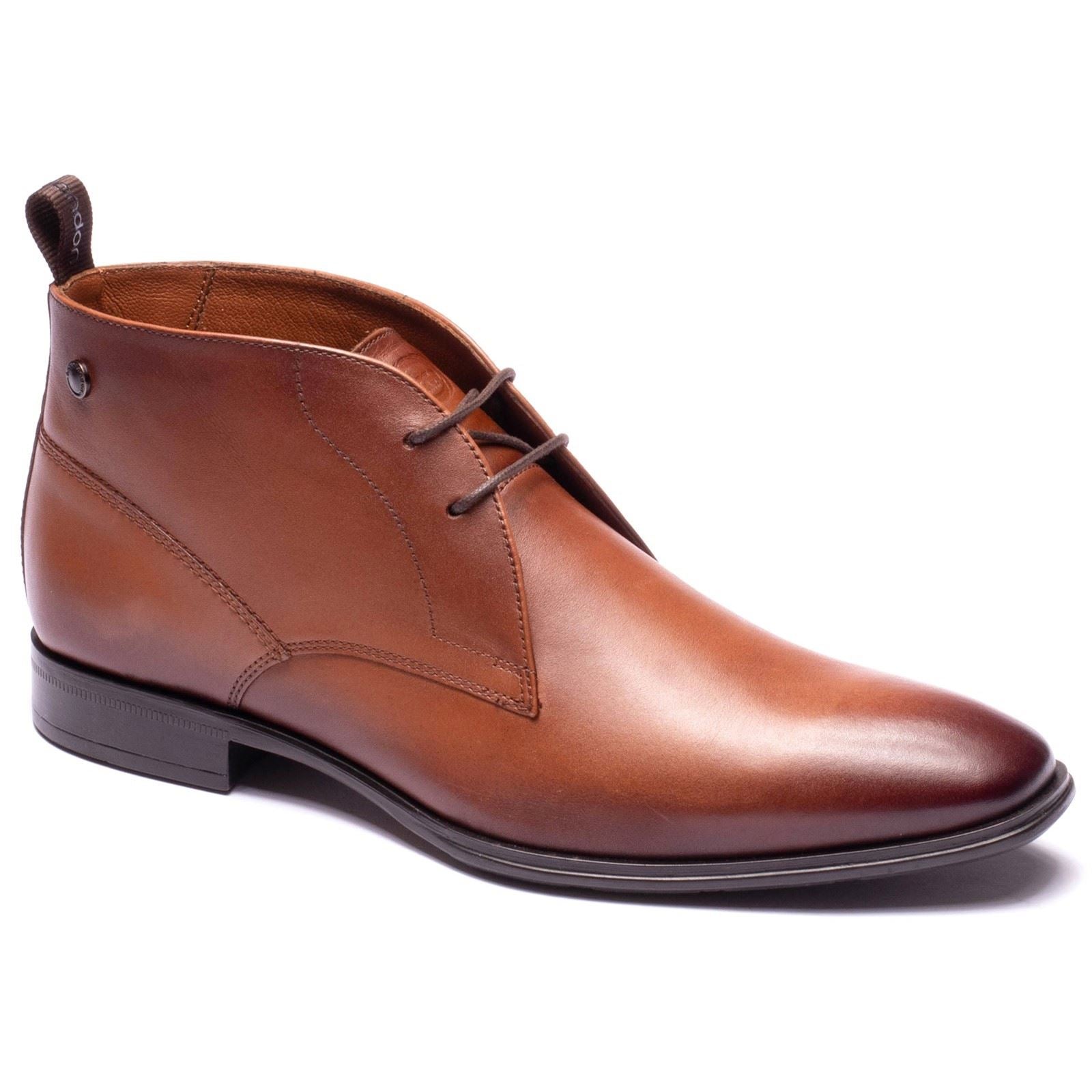 Base London Archer Leather Men's TAN Ankle Boots