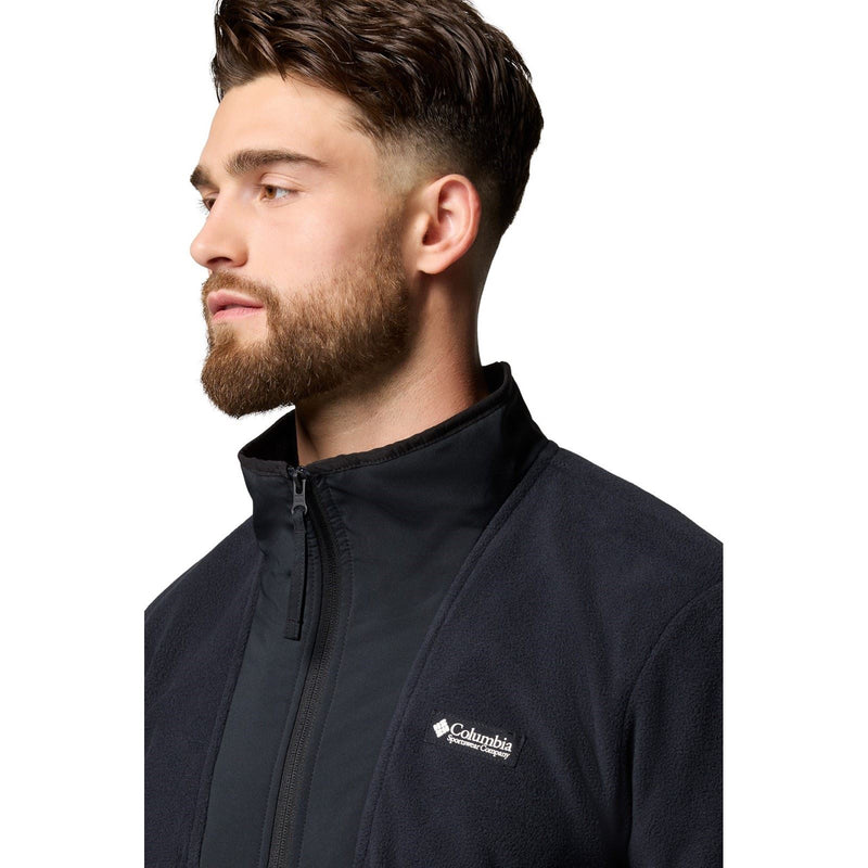 Columbia Sequoia Grove Half Zip Fleece Polyester Men's Black Zip Neck Pullovers