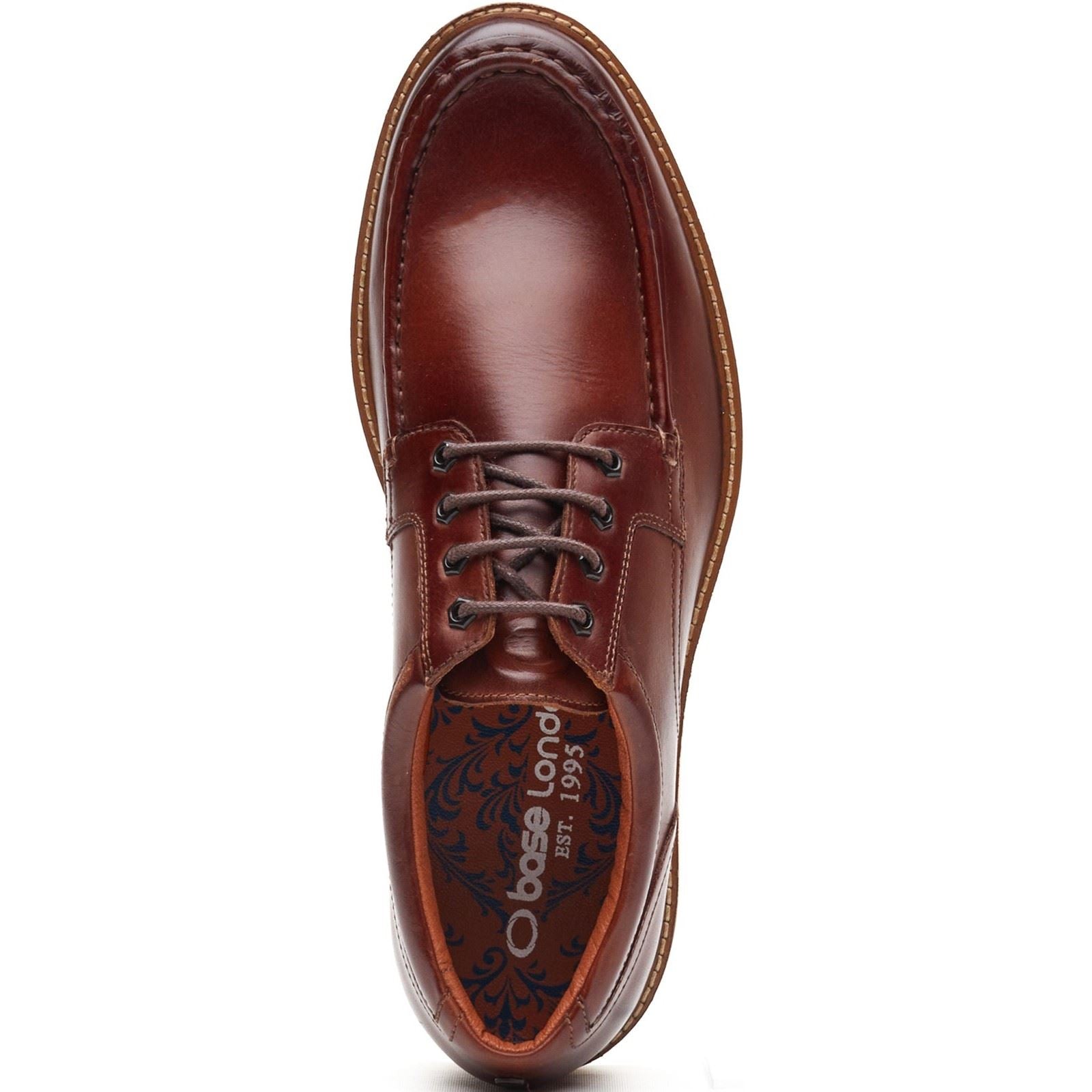 Base London Langdon Leather Men's Tan Boat Shoes