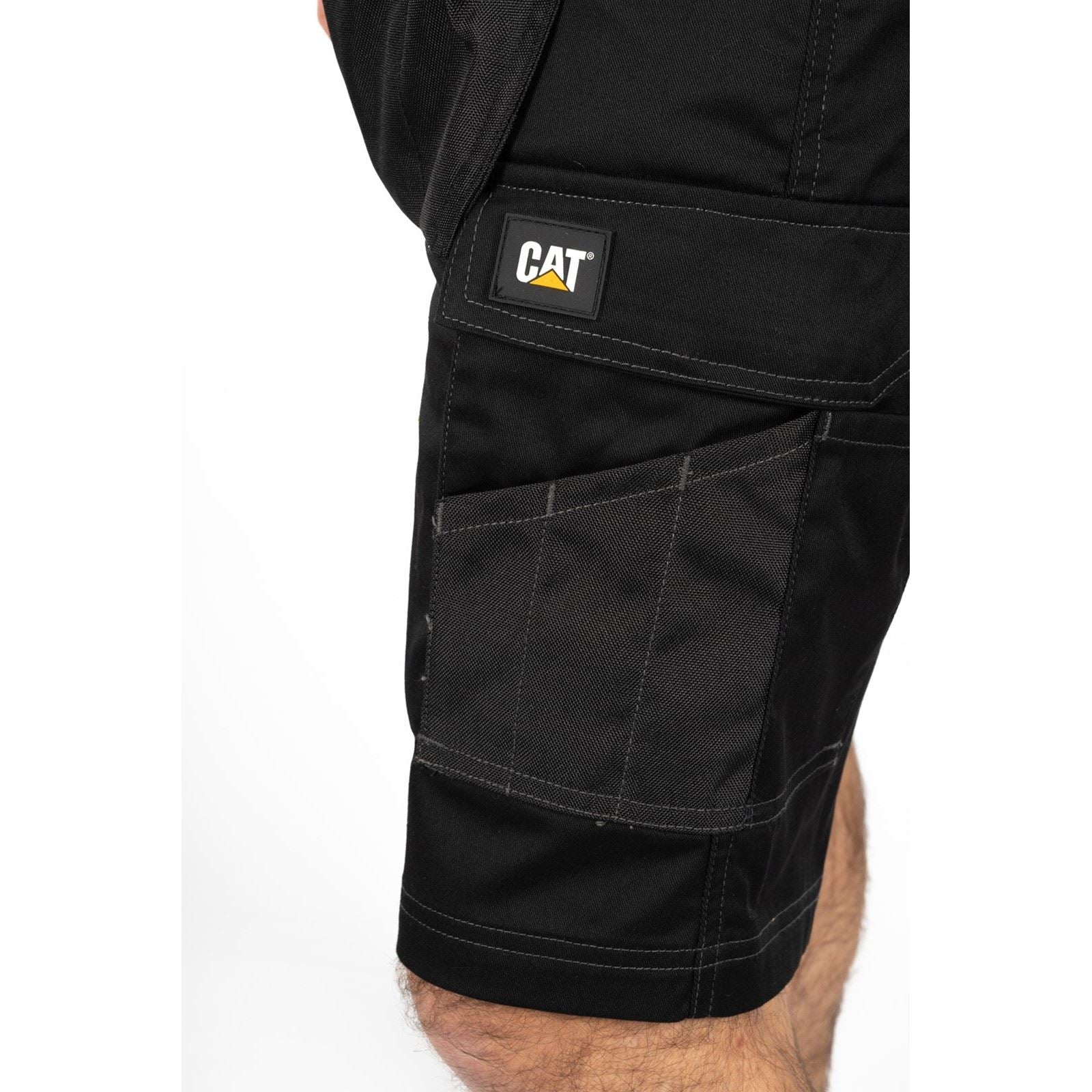 Caterpillar Essential Stretch Holster Synthetic Men's Black Work Shorts