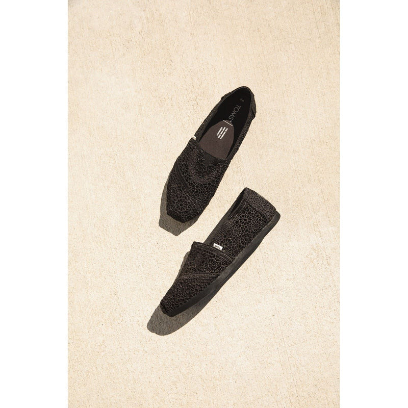 TOMS Alpargata Synthetic Women's Black Espadrilles
