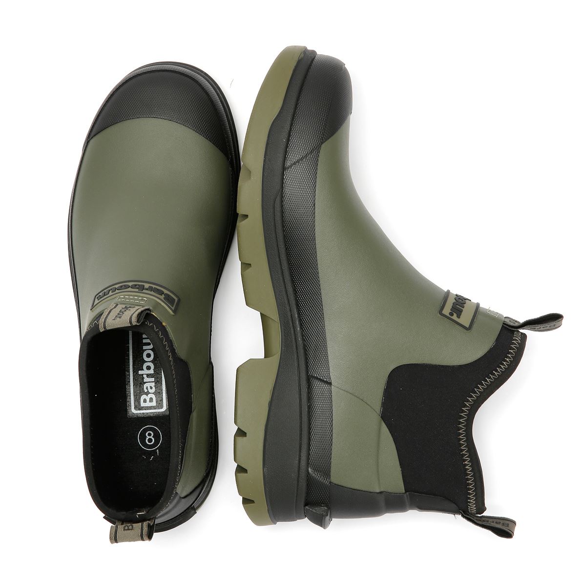 Barbour Ridge Men's Uniform Green Ankle Wellington Boots