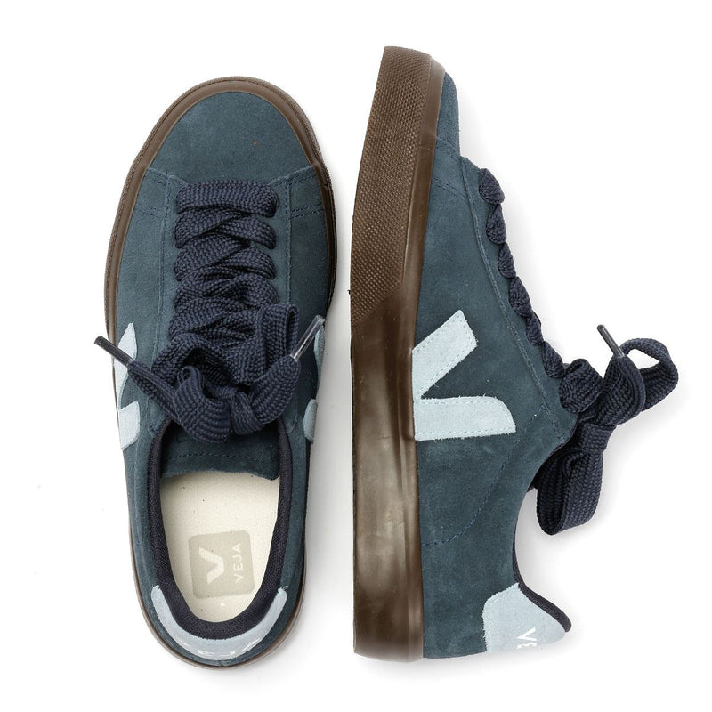 Veja Campo Suede Women's Nautico Steel Eagle Trainers