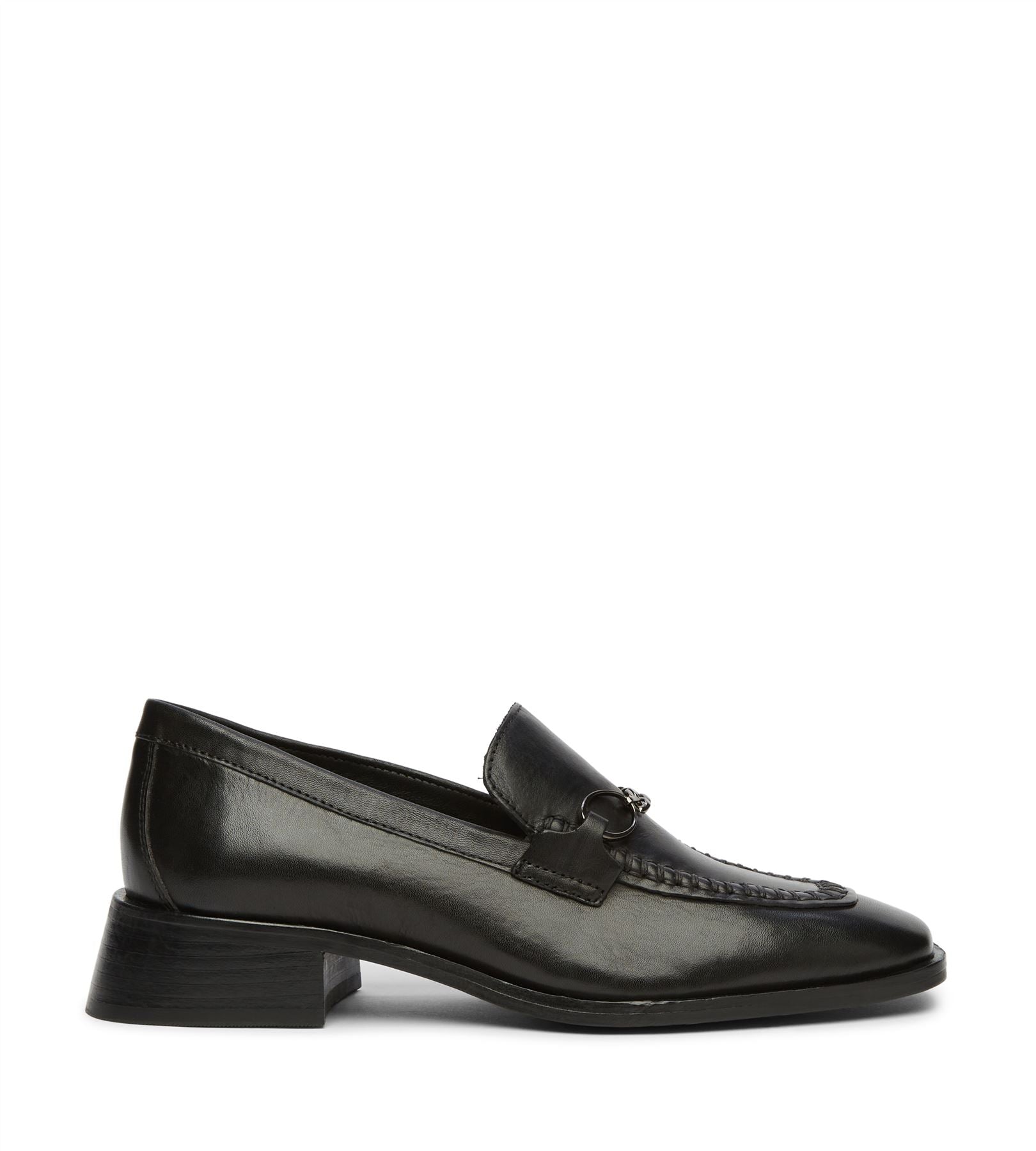 Osprey London The Islington Leather Women's Black Loafers