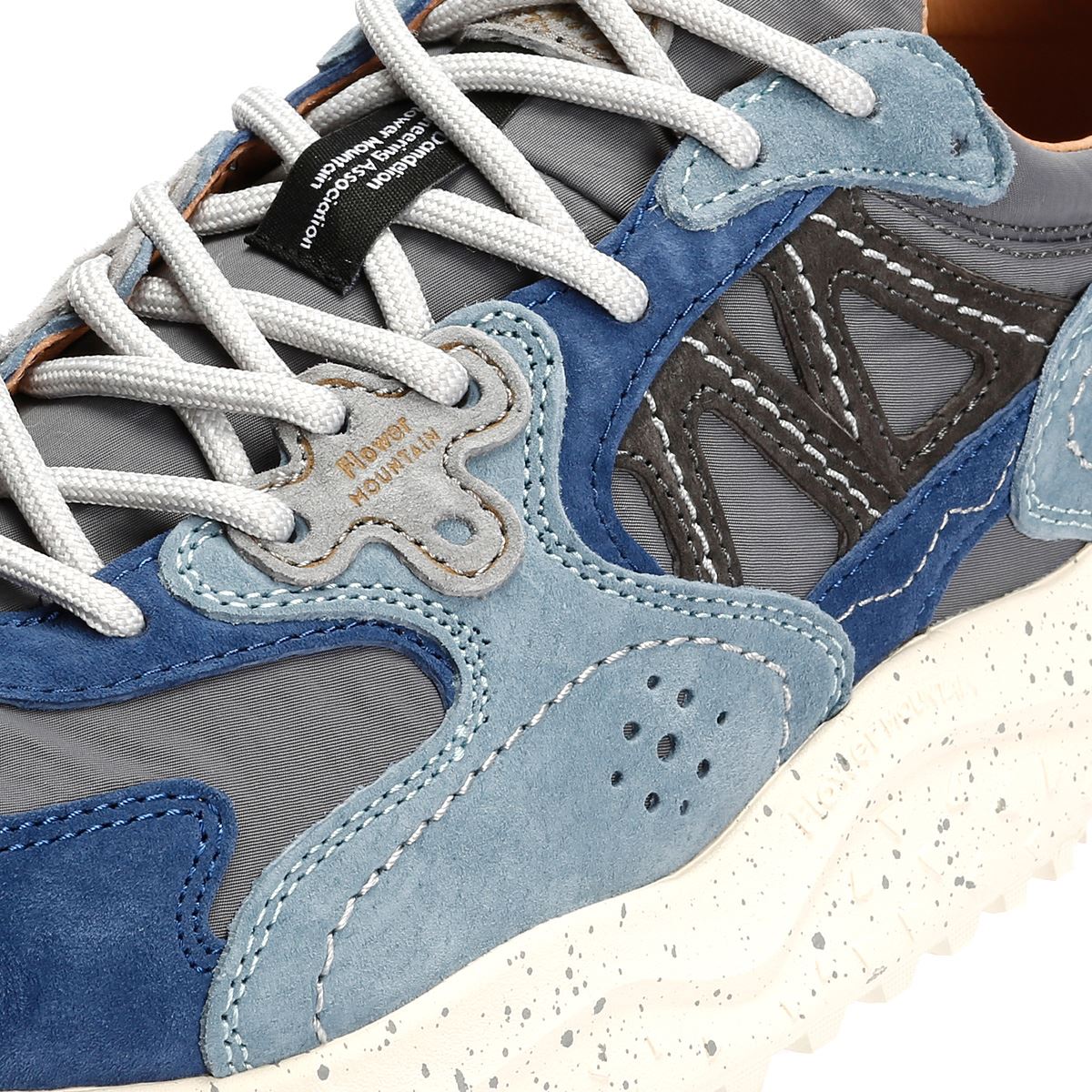 Flower Mountain Solin Men's Suede/Nylon Blue/Dark Blue Trainers