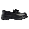 Pod Mina Leather Girls's Black Loafers