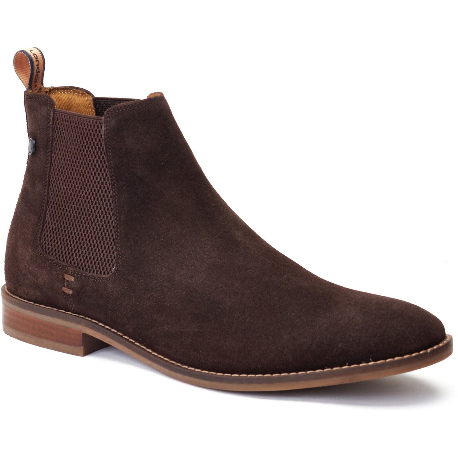 Base London Virgil Leather Men's Burnt Brown Boots