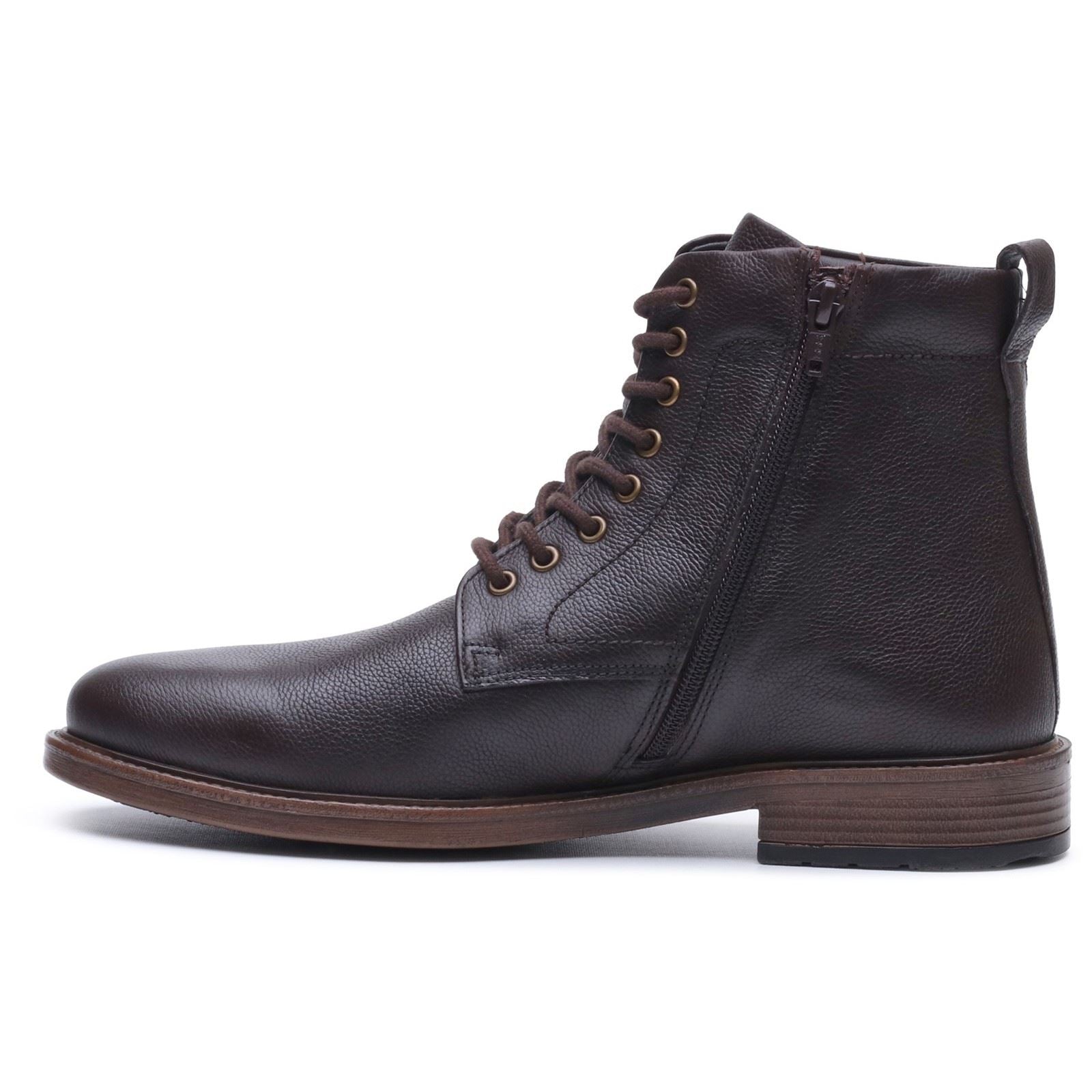 Hush Puppies Irwin Leather Men's BROWN Ankle Boots